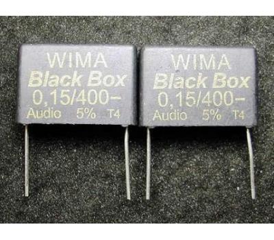 WIMA Black Box 0.15uF 400V Polypropylene Film Metallized Electrodes Capacitor (1PC)