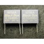 WIMA Black Box 0.33uF 400V Polypropylene Film Metallized Electrodes Capacitor (1PC)