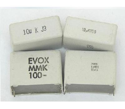 5 pezzi Condensatore 100nF 100V 10% Poliestere MMK EVOX RIFA passo 7,5mm