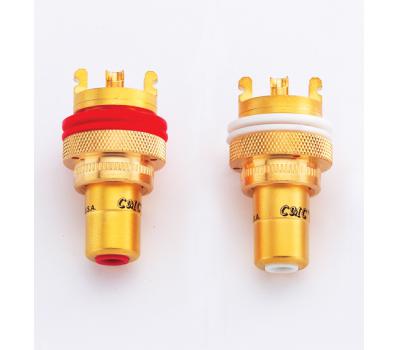 CMC 805-2.5F 24K Gold Plated RCA Female Connector (2 PCS)