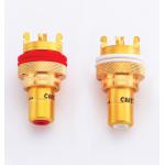 CMC 805-2.5F 24K Gold Plated RCA Female Connector (2 PCS)