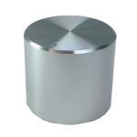 Silver 34mm x 30mm Aluminum Rotary Knob