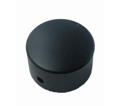 Black 33mm x 20mm Aluminum Rotary Knob