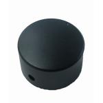 Black 33mm x 20mm Aluminum Rotary Knob