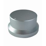 Silver 59mm x 30mm Aluminum Rotary Knob