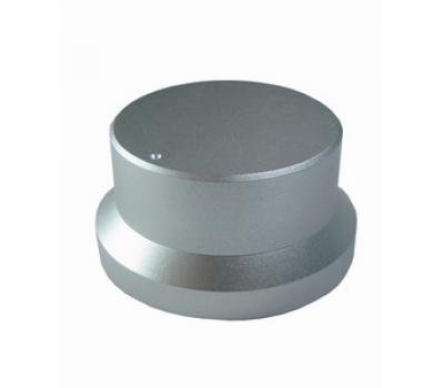 Silver 59mm x 30mm Aluminum Rotary Knob