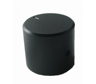 Black 34mm x 30mm Aluminum Rotary Knob