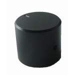 Black 34mm x 30mm Aluminum Rotary Knob