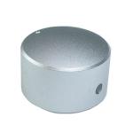 Silver 33mm x 20mm Aluminum Rotary Knob