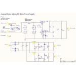 PS200 Variable Tube Voltage Regulator 190V-450V(100mA) 0-15V(1.5A)x2 PCB, Mod Based on JP200
