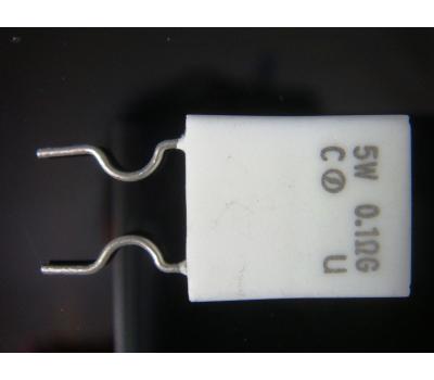 Cement 0.1 Ohm 5W Non-inductance Resistor