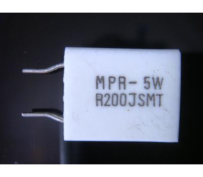 Cement 0.2 Ohm 5W Non-inductance Resistor