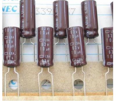 Nippon Chemi-con 10uF 63V Electrolytic Capacitor