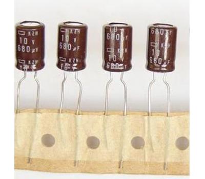 Nippon Chemi-con 680uF 10V Electrolytic Capacitor