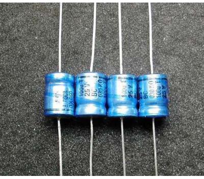 Philips 100uF 25V Axial Electrolytic Capacitor