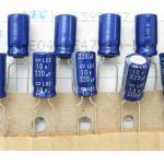 Nippon Chemi-con 220uF 10V Electrolytic Capacitor