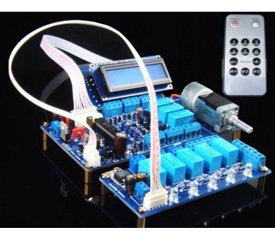 ALPS IR Remote Control Volume & Input Selector & LCD Kit (100K, 5 Channels & 4 to 1 Way)