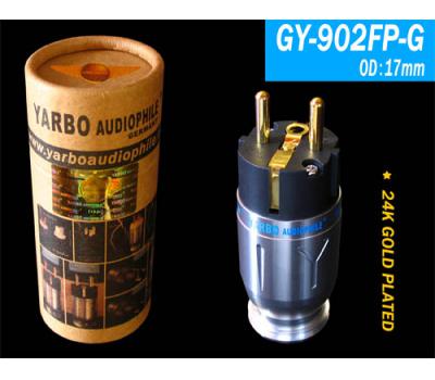 Yarbo 24K Gold Plated GY-902FP-G Europe Power Plug