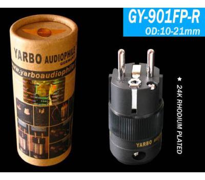 Yarbo 24K Rhodium Plated GY-901FP-R Europe Power Plug