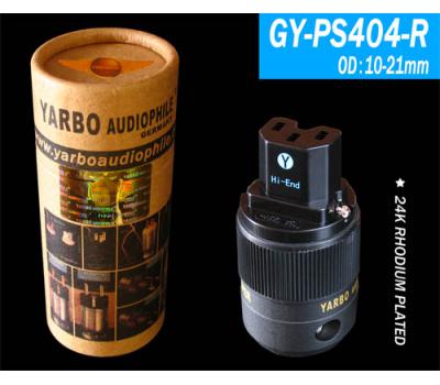 Yarbo 24K Rhodium Plated GY-PS404-R IEC Power Connector