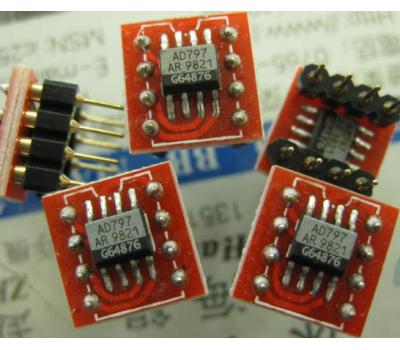 Dual AD797AR SOIC to DIP Module x1