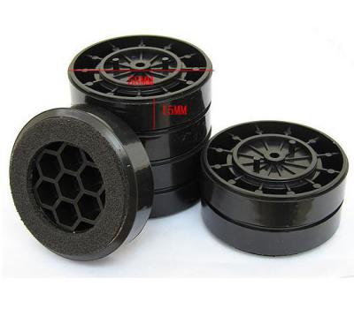 STD Black Plastic Chassis Feet 58x15 (4 PCS)