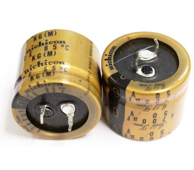 Nichicon KG 4700uf 50v Gold Tune Electrolytic Capacitor