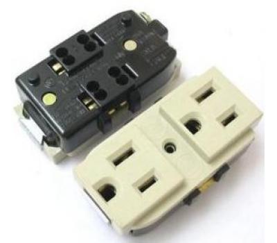 Taiwan Dual Outlet AC Power Socket Adapter US