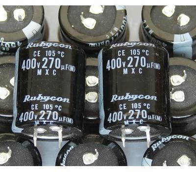Rubycon 270uF 400V Electrolytic Capacitor