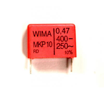 WIMA MKP10 0.47uF 400V Polypropylene Film Metallized Electrodes Capacitor