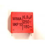WIMA MKP10 6.8uF 250V Polyproplyene Metallized Electrodes Capacitor
