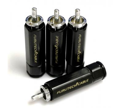 Rhodium Plated RCA Coaxial Connector x4