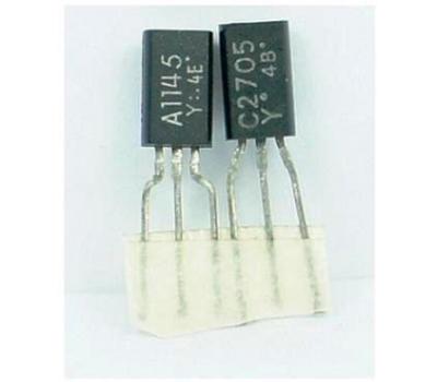 Toshiba 2SA1145 2SC2705 Pair TO-92MOD