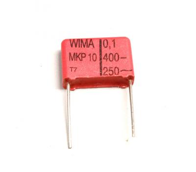 WIMA MKP10 0.1uF 400V Polypropylene Film Metallized Electrodes Capacitor