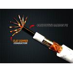 Yarbo SCC-2050R-F 1M Flat Copper Audio Coaxial Cable