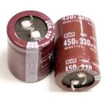 Nippon Chemi-con 330uF 450V KMG Electrolytic Capacitor