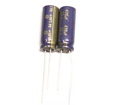 Panasonic FC 470uF 25V Electrolytic Capacitor