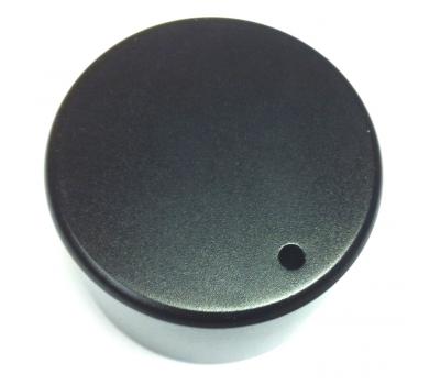 Black 45mm x 30mm Aluminium LED Screw Rotary Knob