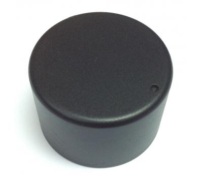 Black 45mm x 30mm Aluminium Dot Screw Rotary Knob