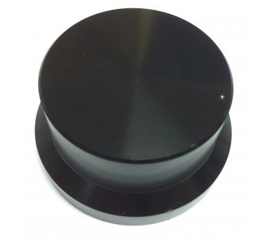 Black 59mm x 30mm Aluminum Rotary Knob