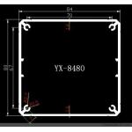 Transformer Case YX-8480C Silver Full Aluminium