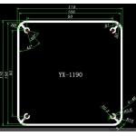 Transformer Case YX-1190 Silver Full Aluminium