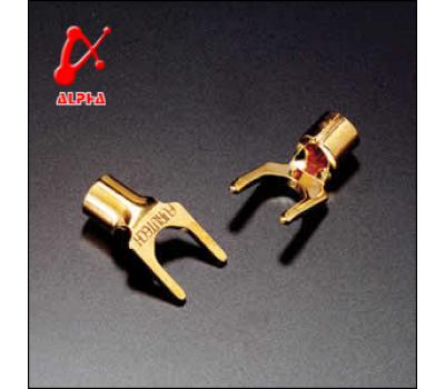 Furutech FP-203 (G) 24K Gold Plated Y Spade Terminal (4PCS/Pack)