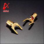 Furutech FP-203 (G) 24K Gold Plated Y Spade Terminal (4PCS/Pack)