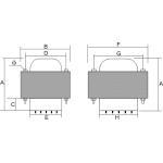 PW150AB-230 Power Transformer (6L6 6V6 6P6P 6P14 6P1 6P3P EL84 KT66)