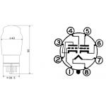 TJ Full Music 6SN7 Vacuum Tube